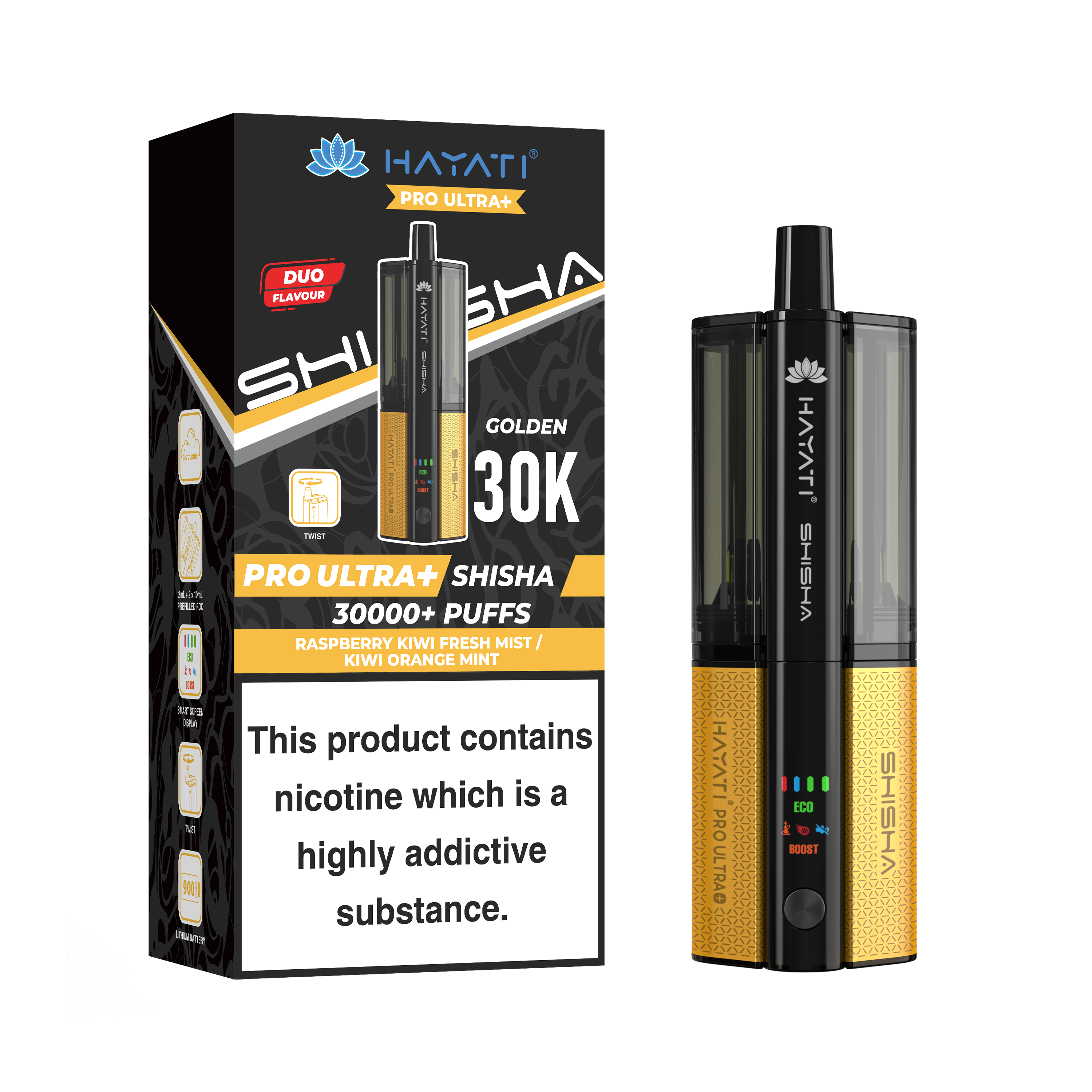 Hayati Pro Ultra + Shisha