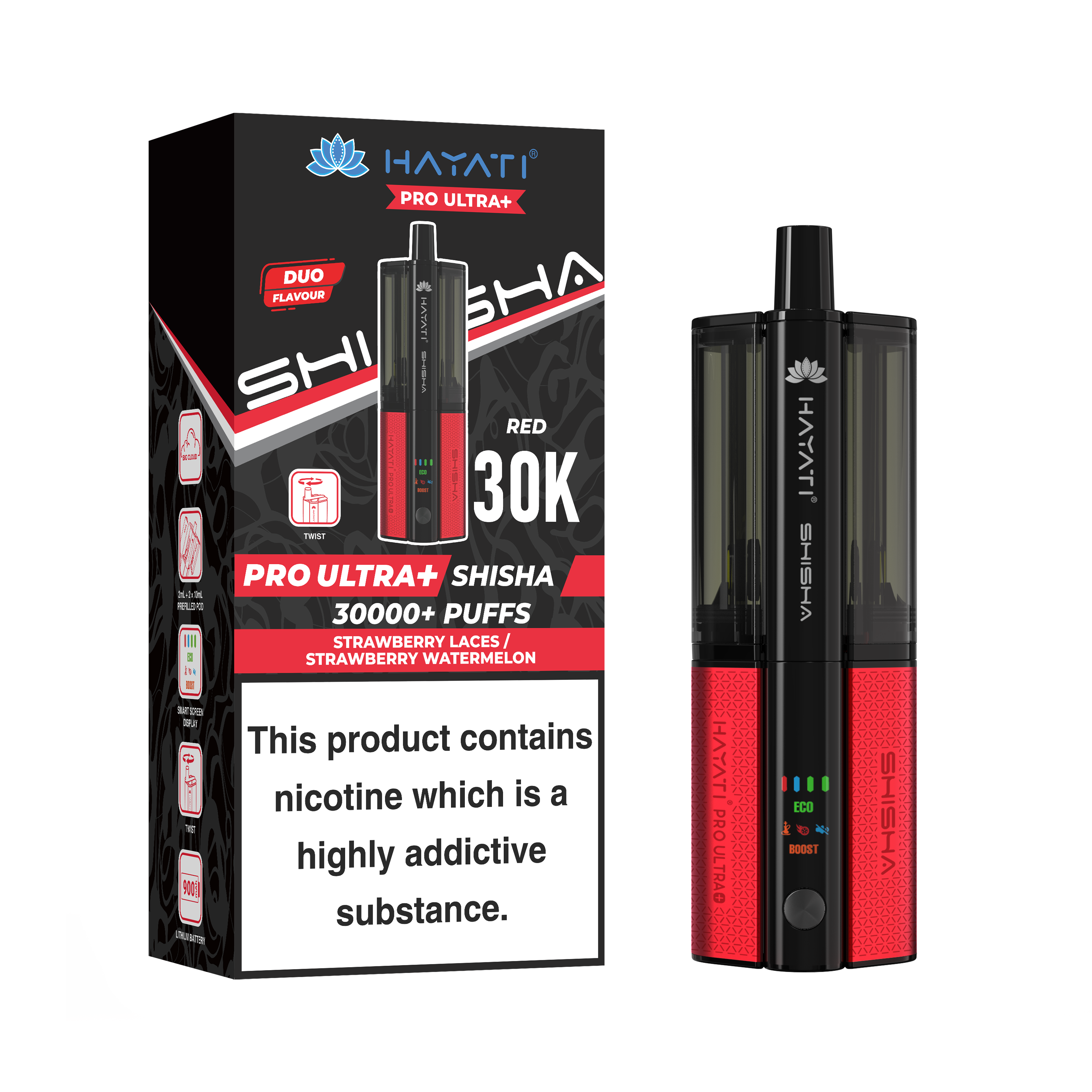 Hayati Pro Ultra + Shisha