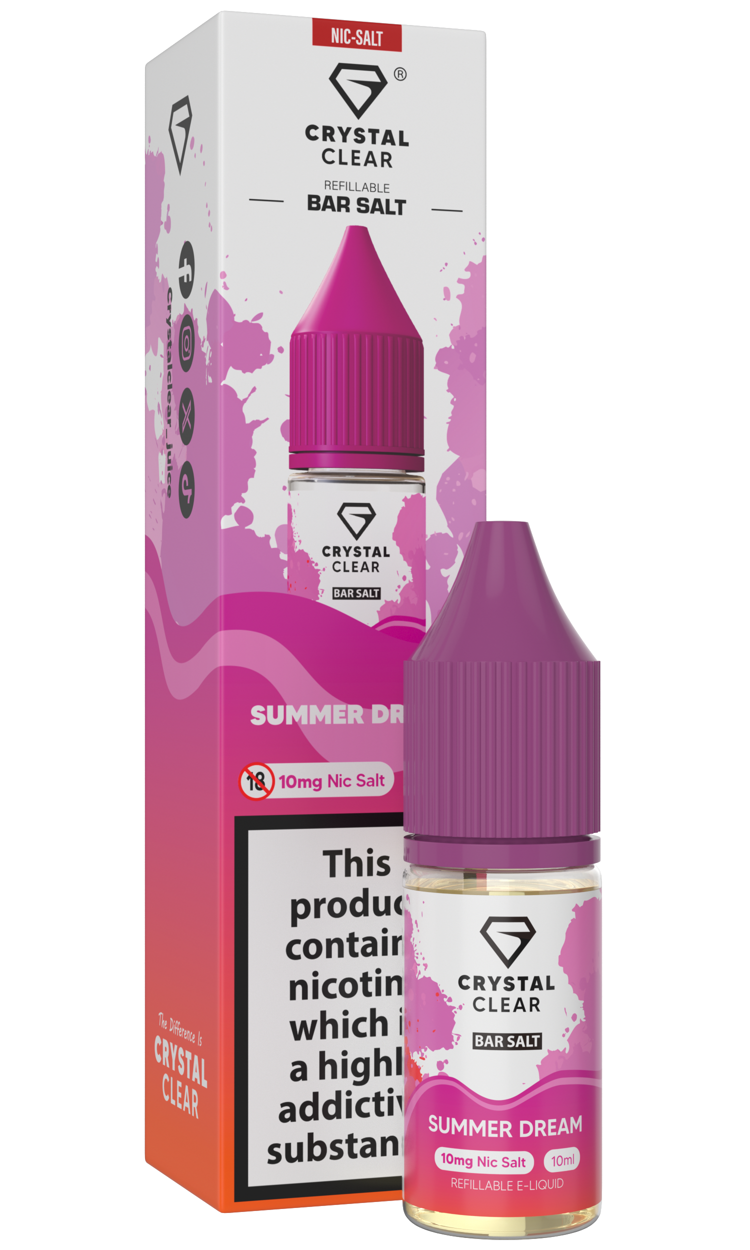 Crystal Clear Nic Salts