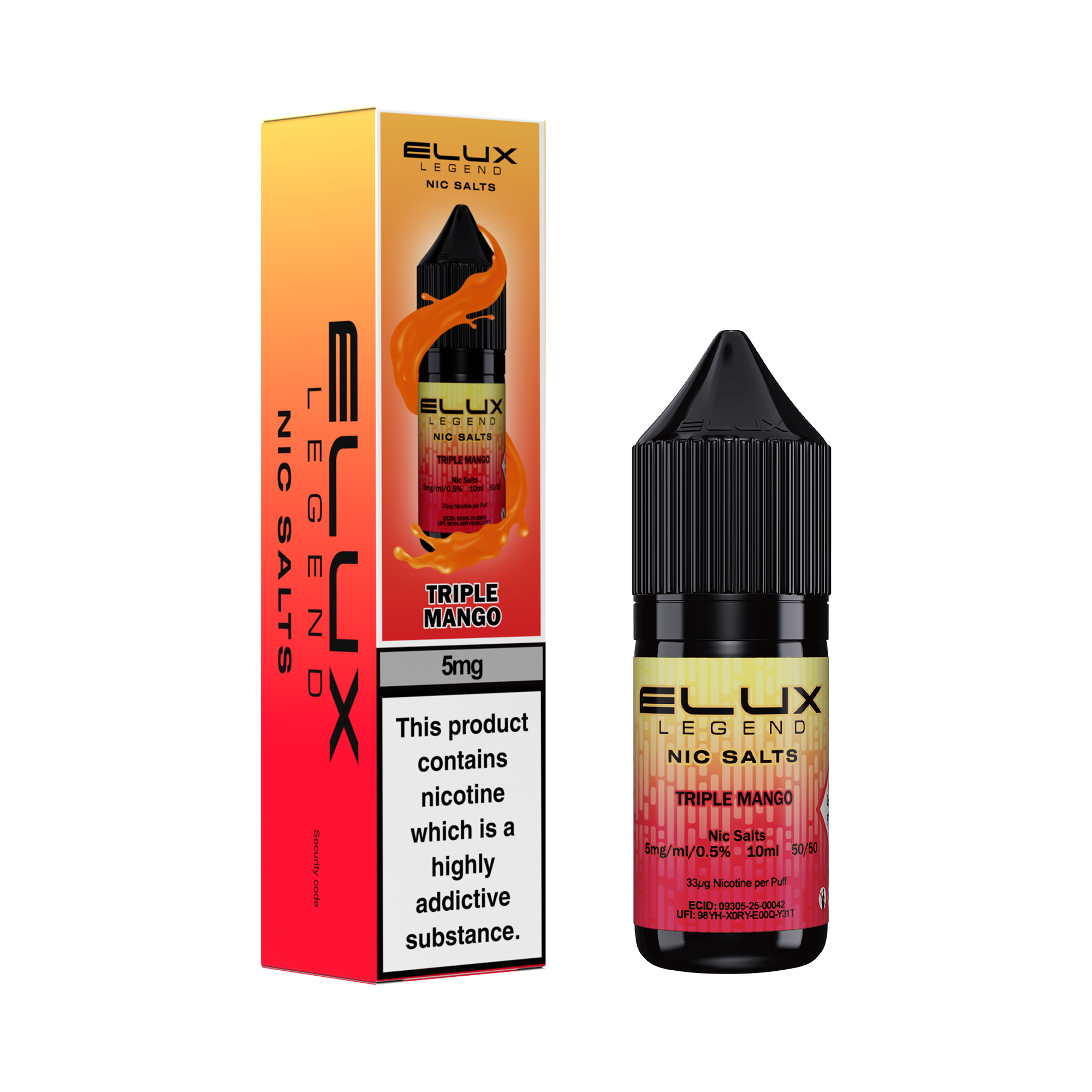 Elux Legend Nic Salts (5MG Only)