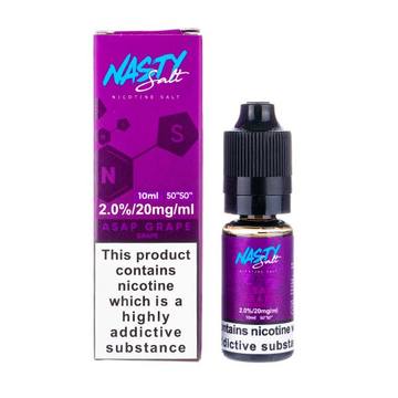 ASAP Grape E-Liquid Nic Salt By Nasty Juice 10ml
