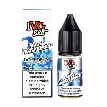 Blue Raspberry Nic Salt E-Liquid By IVG 10ml