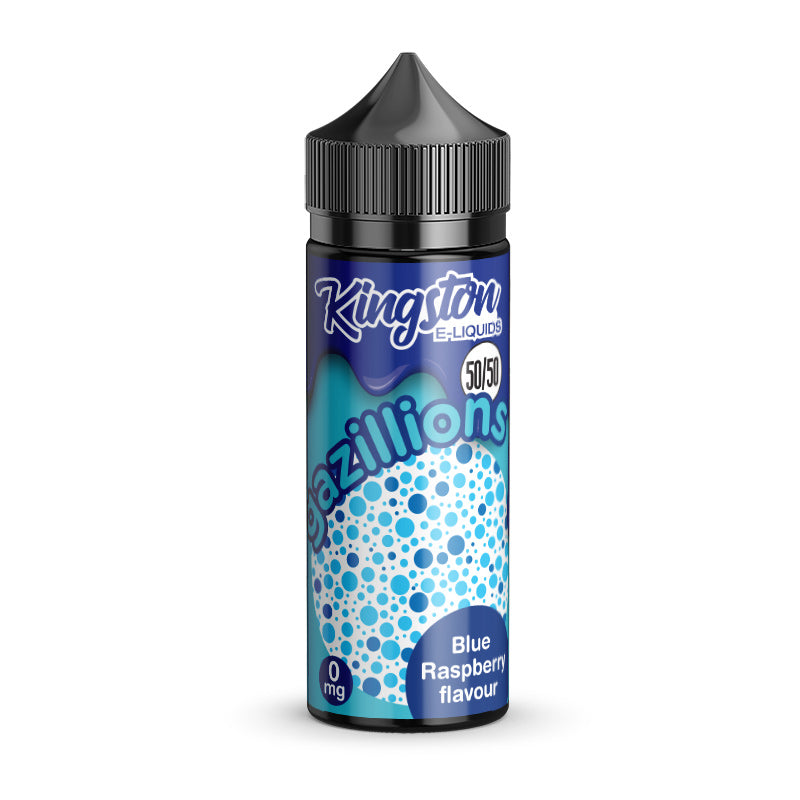Kingston 50/50 – Blue Raspberry Gazillions E Liquid 120ml Shortfill