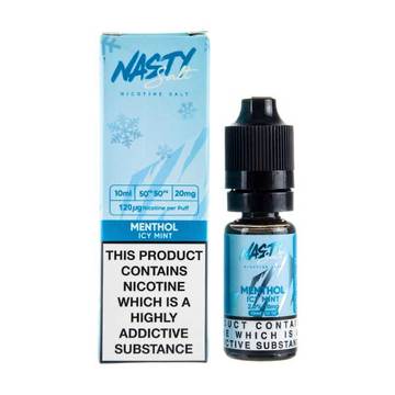 Menthol Nic Salt E-Liquid By Nasty Juice 10ml