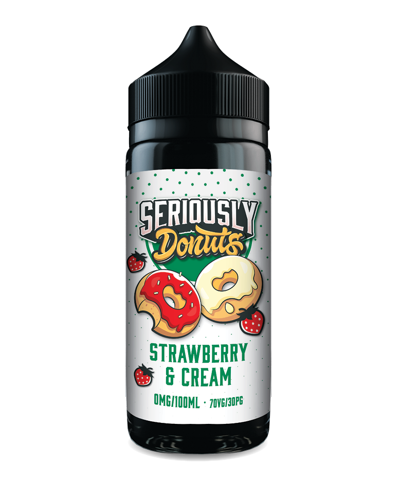 Seriously Donuts Strawberry and Cream E-liquid Shortfill