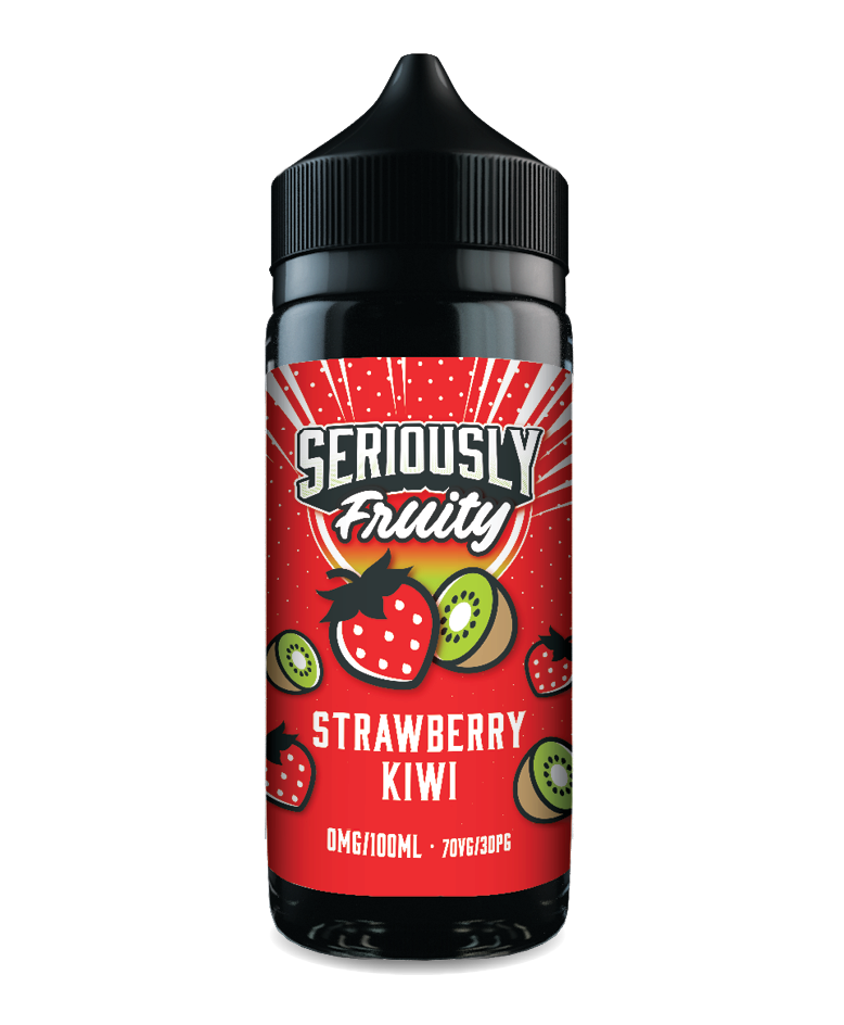 Seriously Fruity Strawberry Kiwi E-liquid 100ml Shortfill