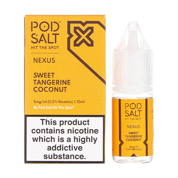 Sweet Tangerine Coconut Nic Salt by Pod Salt Nexus