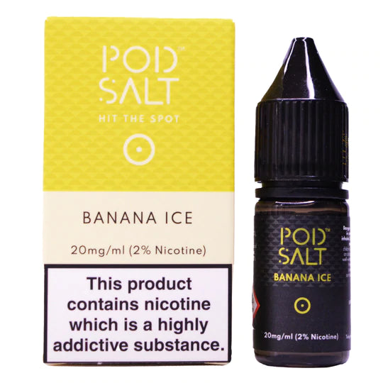 Banana Ice 10ml Nic Salt By Pod Salt