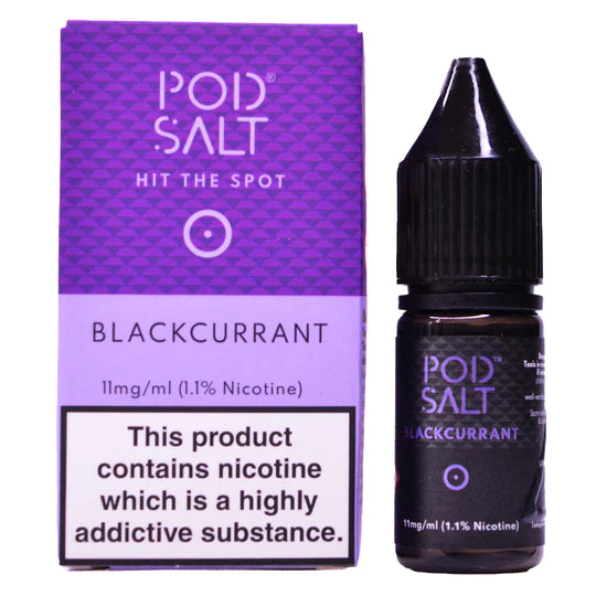 Blackcurrant 10ml Nic Salt By Pod Salt