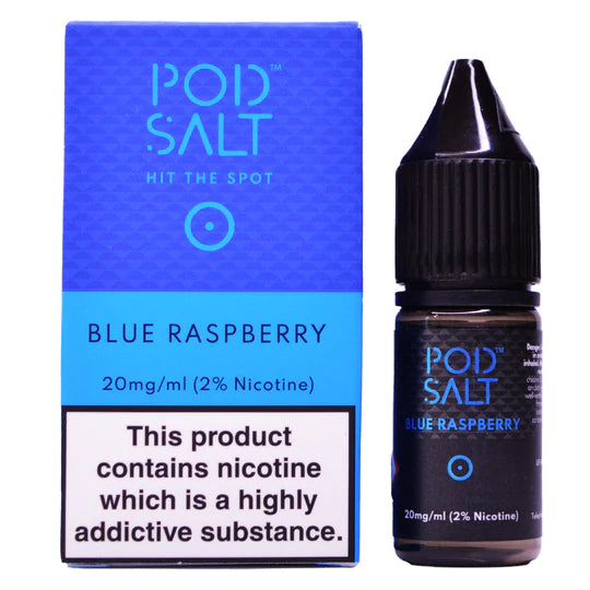 Blue Raspberry 10ml Nic Salt By Pod Salt