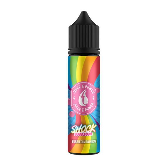Juice N Power Shock Rainbow Bubblegum 50ml Shortfill E-Liquid